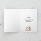 Carte Saint Valentin drôle Merci de me tolérer Plié (Intérieur)