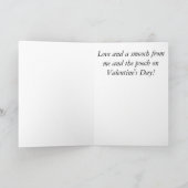 Carte Saint Valentin du chien (Intérieur)