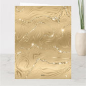 Carte Saint-Valentin élégants, Amour, Anniversaire Cœurs (Dos)