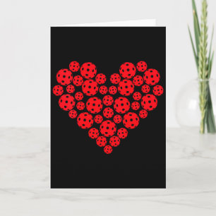 Carte Saint Valentin en forme de cœur d'amour de pickleb