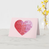 Carte Saint-Valentin énigme (Fleur jaune)