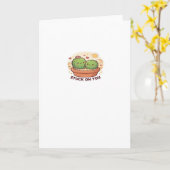 Carte Saint-Valentin épris de toi joli couple de cactus  (Fleur jaune)