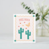 Carte Saint Valentin "Free Hugs" (Debout devant)