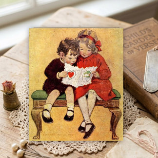 Carte Saint-Valentin Frère et Soeur Vintage Jessie Wilco