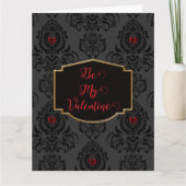 Carte Saint-Valentin gothique romantique (Devant)