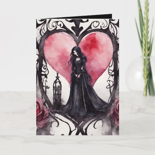 Carte Saint-Valentin gothiques (Devant)