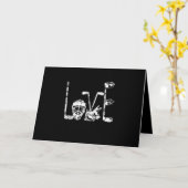Carte Saint Valentin hockey amour cadeau mignon garçons  (Fleur jaune)