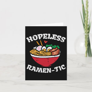 Carte Saint-Valentin Hopeless Ramen Tic Nourriture Japon
