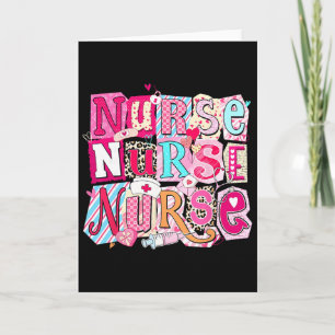 Carte Saint-Valentin Infirmière Note Amour Cœurs Fille S