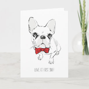 Carte Saint-Valentin "L'amour au premier sniff"
