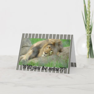 Carte Saint Valentin_Lion
