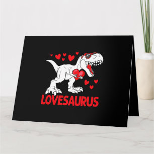 Carte Saint Valentin Lovesaurus Dinosaur Trex Love Boys