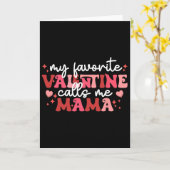 Carte Saint Valentin Maman Mon Saint Valentin préféré m' (Fleur jaune)