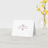 Carte Saint-Valentin - MARI (Fleur jaune)