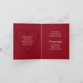 Carte Saint Valentin Mari et meilleur ami Ajouter année (Intérieur)