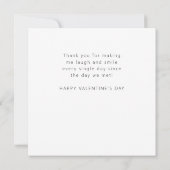 Carte Saint-Valentin Moderne Tellement Heureux de  (Dos)