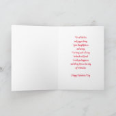 Carte Saint-Valentin-Mon mari aimant (Intérieur)