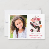 Carte Saint-Valentin Panda Tropical pour enfants P (Devant)