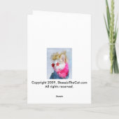 Carte Saint Valentin par Skeezix le chat (Dos)