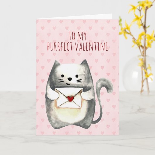 Carte Saint Valentin parfait (Fleur jaune)