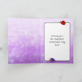 Carte Saint Valentin personnalisé (Intérieur)