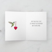 Carte Saint-Valentin personnalisé (Intérieur)