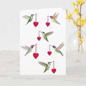 Carte Saint-Valentin personnalisé (Fleur jaune)