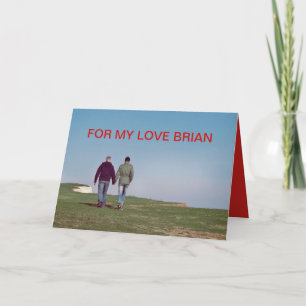 CARTE SAINT-VALENTIN PERSONNALISÉ POUR HOMMES GAYS EN CO