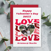 Carte Saint-Valentin personnalisée avec photo