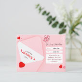 Carte Saint Valentin - Pharmacologie 2 (Debout devant)