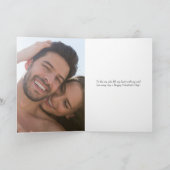 Carte Saint Valentin Photo Couple Rouge Saint Valentin (Intérieur)