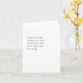Carte Saint Valentin pour Crush Secret (Fleur jaune)
