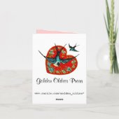 Carte Saint-Valentin pour enfants (Dos)