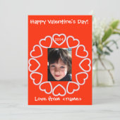 Carte Saint Valentin pour enfants anglais & espagn (Debout devant)
