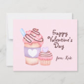 Carte Saint Valentin pour enfants Frappuccino (Devant)