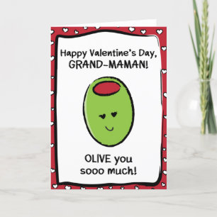 Carte Saint Valentin pour Grand-Maman