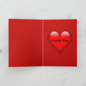Carte Saint-Valentin pour infirmière - Je t’aime (Intérieur)
