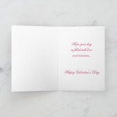 Carte Saint Valentin pour la belle-fille et le gen (Intérieur)