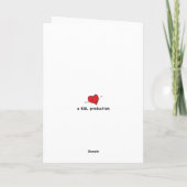 Carte Saint-Valentin pour l'Ami (Dos)