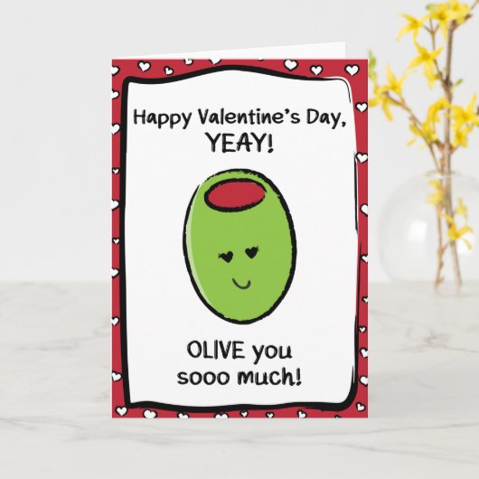 Carte Saint Valentin pour l'année (Fleur jaune)