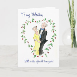 Carte Saint Valentin pour les couples plus âgés