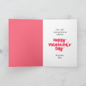 Carte Saint-Valentin pour les enfants arc-en-ciel (Intérieur)