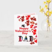 Carte Saint Valentin pour les papas (Antigua et Ba (Fleur jaune)