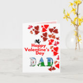 Carte Saint Valentin pour les papas (Djibouti) (Fleur jaune)