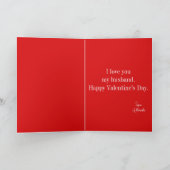 Carte Saint Valentin pour lui (Intérieur)