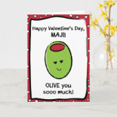Carte Saint Valentin pour Maji (Fleur jaune)
