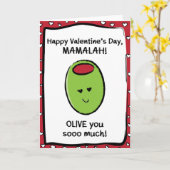 Carte Saint Valentin pour Mamalah (Fleur jaune)
