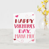 Carte Saint Valentin pour Mana Mu (Fleur jaune)
