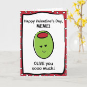 Carte Saint Valentin pour mème (Fleur jaune)