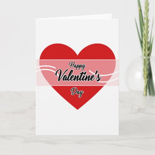 Carte Saint-Valentin pour partenaire (Devant)